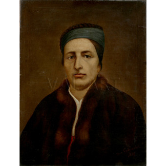 РЕПРОДУКЦИИ НА КАРТИНИ  Портрет на Екатерина Хаджи-Гюрова Зографска (1876)